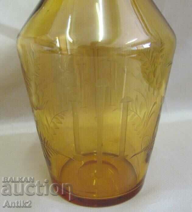 1900s Art Nouveau Carafe, Decanter - 6 1900s Art Nouveau Carafe, Decanter - 6