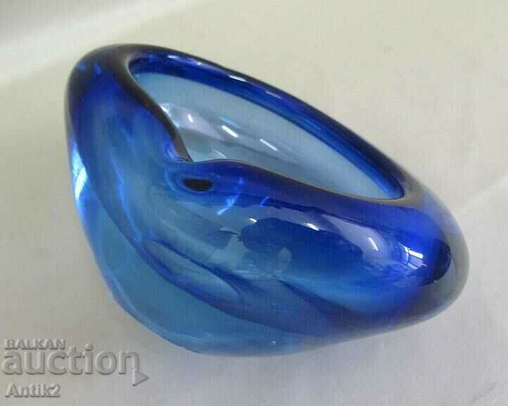 Licitație Scrumiera din cristal Art Deco anii '30 Boemia Licitație Scrumiera din cristal Art Deco anii '30 Boemia