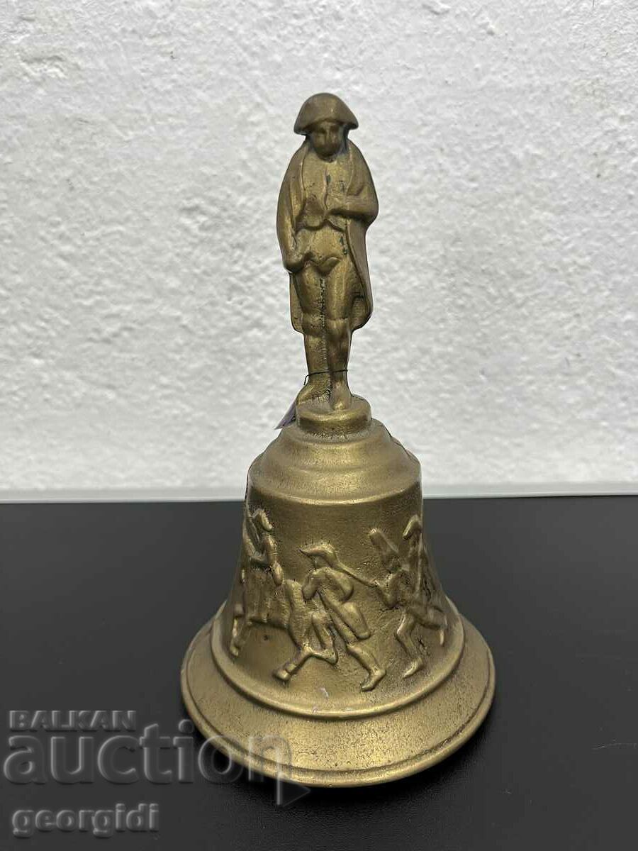 Solid bronze bell / chime - Napoleon. #5125