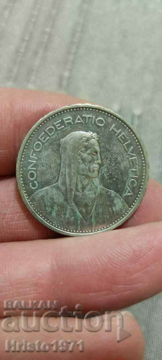 5 francs 1932 with price 45.00 BGN | € 23.01 5 francs 1932 with price 45.00 BGN | € 23.01