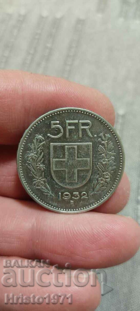 5 φράγκα 1932