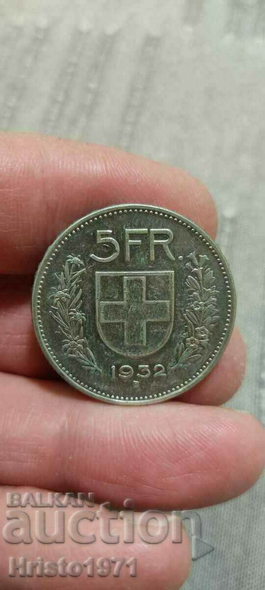 5 francs 1932 5 francs 1932