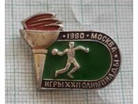 Insigna - Olimpiada Moscova 80 Handbal