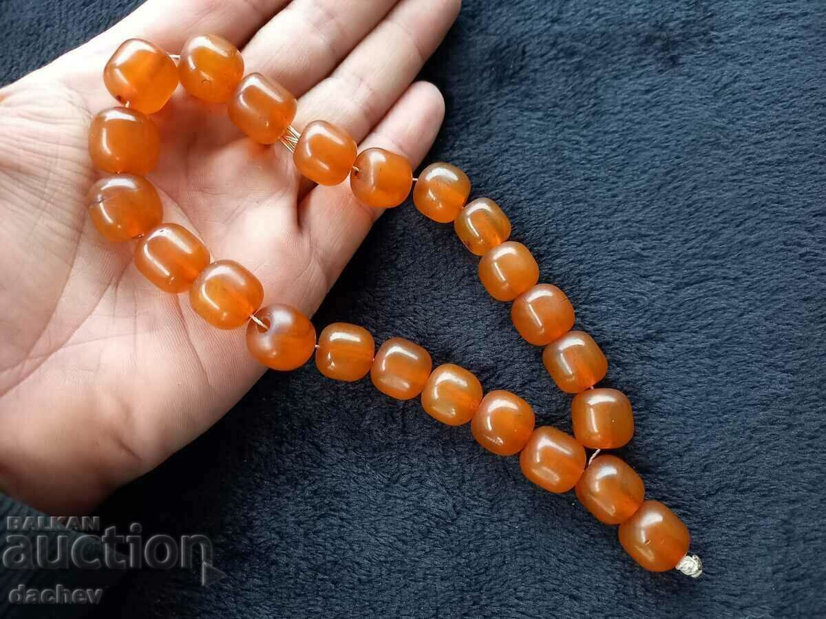 Auction Old Authentic Amber Beads Rosary *** Auction Old Authentic Amber Beads Rosary ***