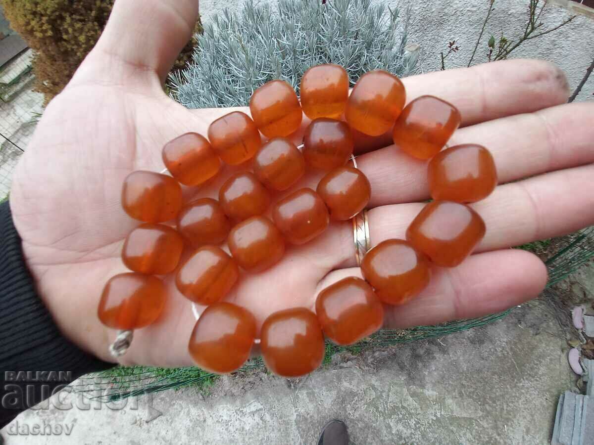 Old Authentic Amber Beads Rosary *** - 7 Old Authentic Amber Beads Rosary *** - 7