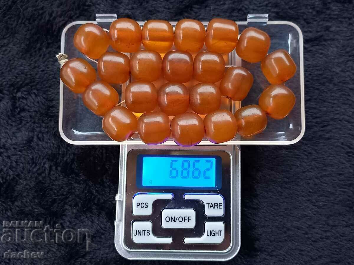 Old Authentic Amber Beads Rosary *** Old Authentic Amber Beads Rosary ***