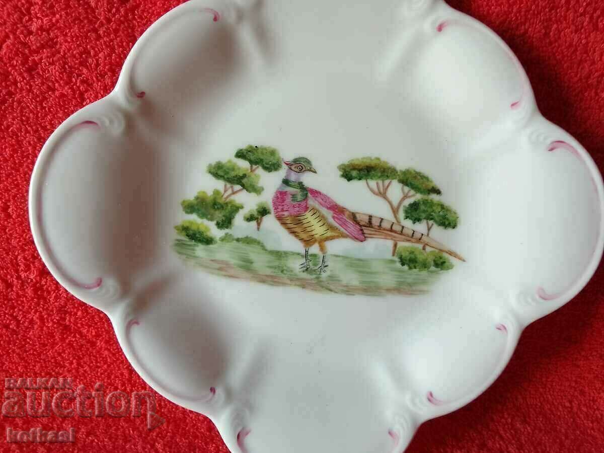 Old porcelain plate tirschenreuth Pheasant handmade with price 55.50 BGN | € 28.38