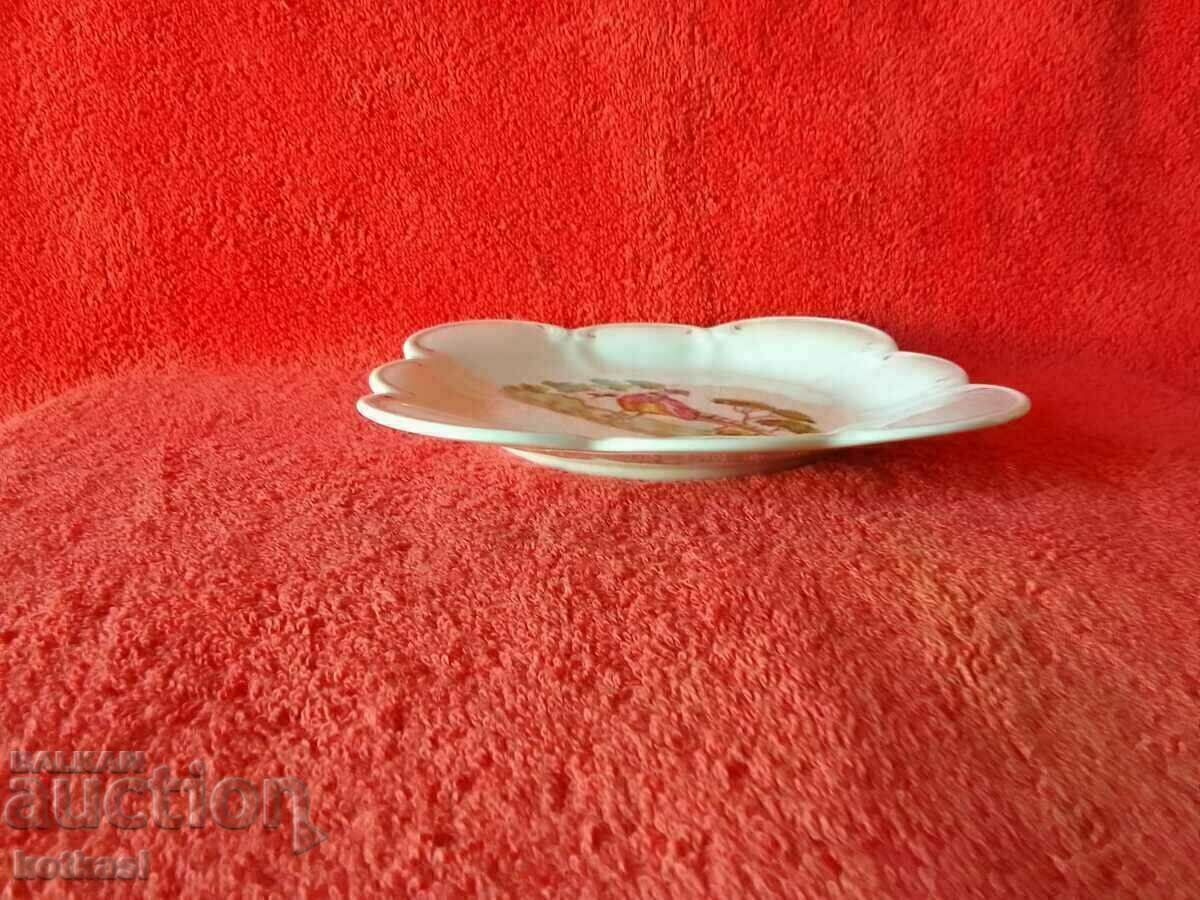 Old porcelain plate tirschenreuth Pheasant handmade - 5