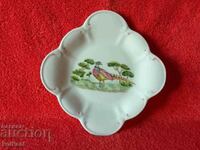Old porcelain plate tirschenreuth Pheasant handmade