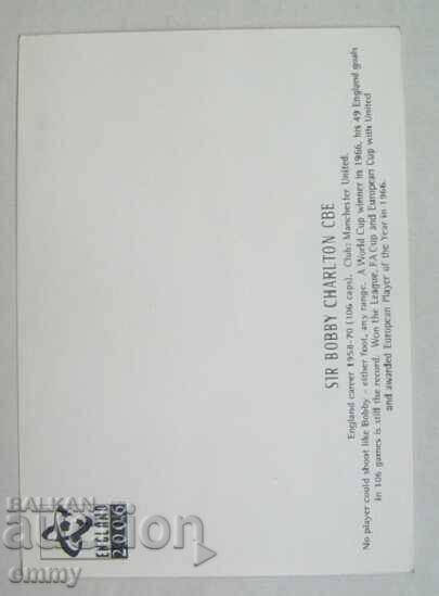 Card photo Sir Bobby Charlton/Sir Bobby Charlton, 2006 with price 4.50 BGN | € 2.30