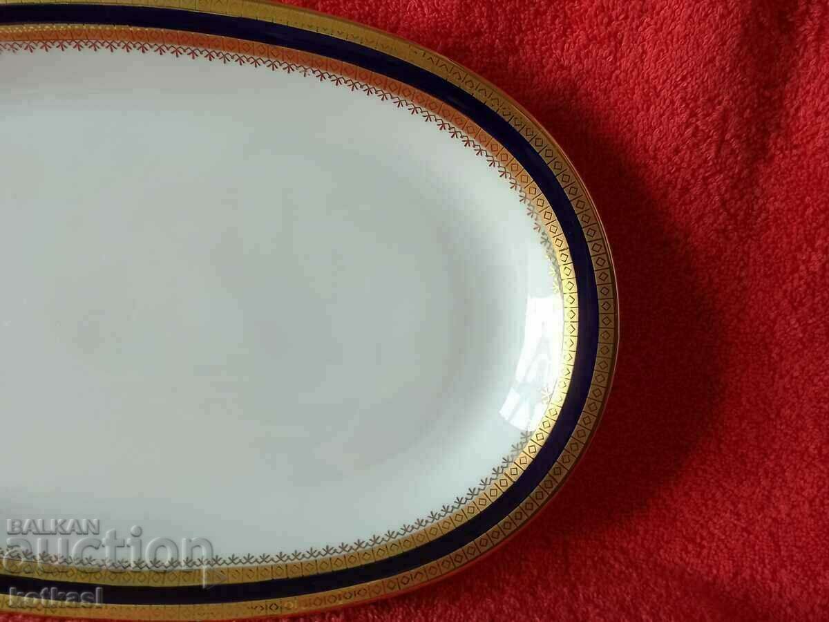 Farfurie veche din porțelan Winterling aurit cobalt cu preț 65.50 BGN | € 33.49