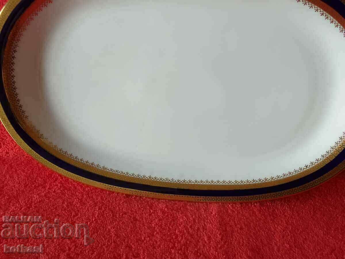 Стар порцелан чиния пиата  Winterling позлата кобалт - 5
