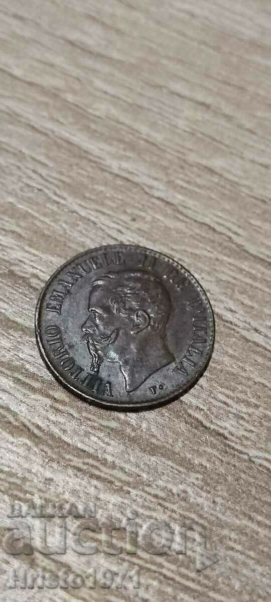 1 centesimo 1867 cu preț € 11.00 | 21.51 BGN