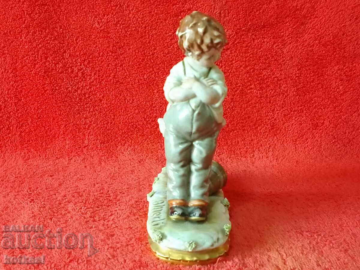 Old porcelain figure Children Boy and Girl author Capadimonte with price 255.50 BGN | € 130.64 Old porcelain figure Children Boy and Girl author Capadimonte with price 255.50 BGN | € 130.64