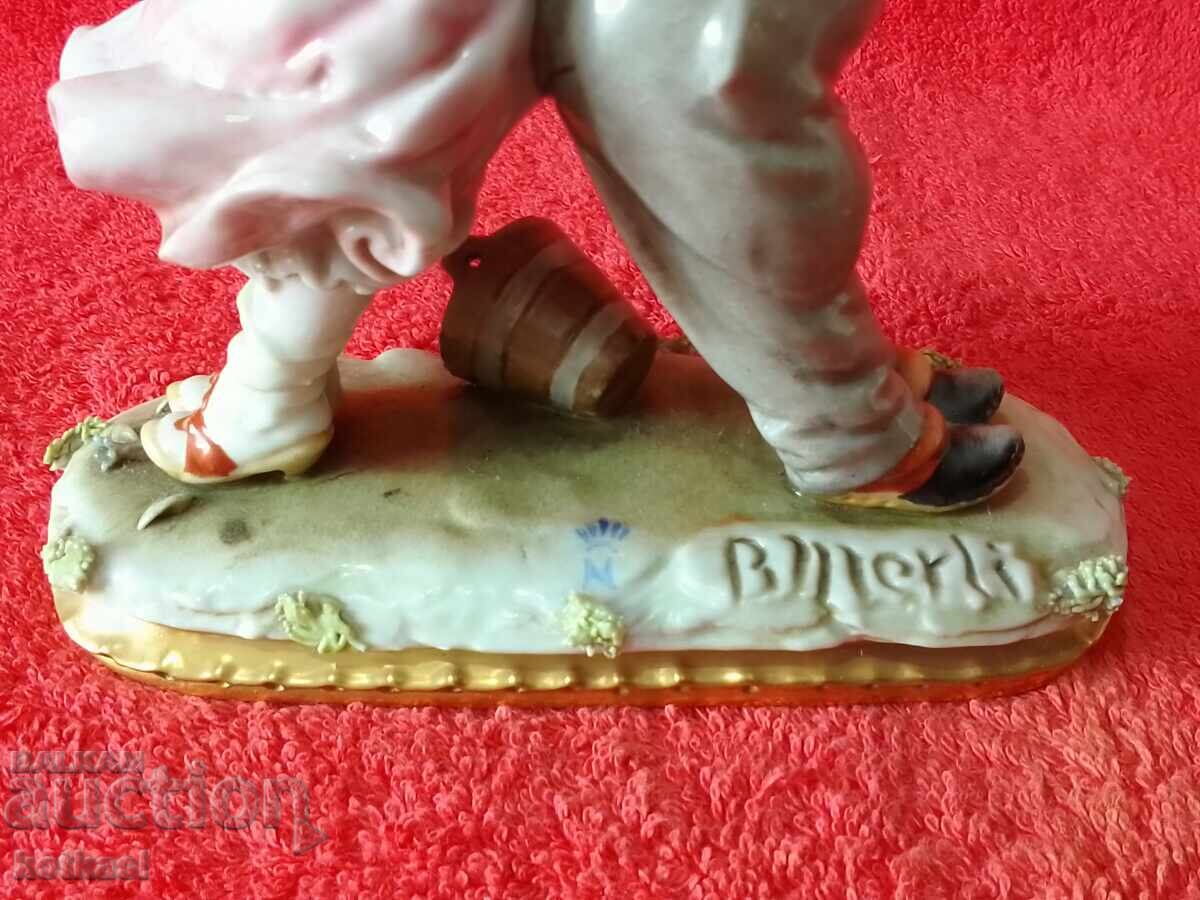 Delivery of Old porcelain figure Children Boy and Girl author Capadimonte Delivery of Old porcelain figure Children Boy and Girl author Capadimonte