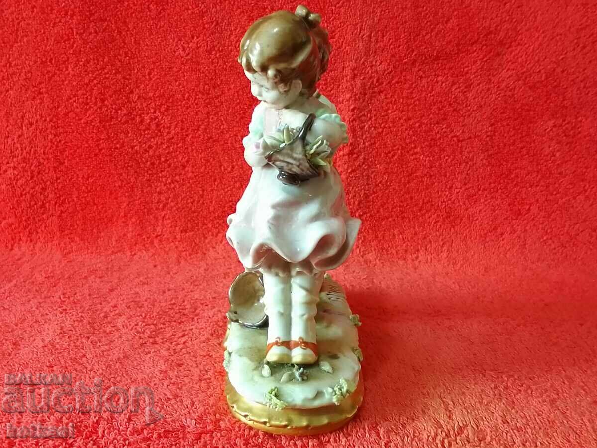 Old porcelain figure Children Boy and Girl author Capadimonte - 5 Old porcelain figure Children Boy and Girl author Capadimonte - 5