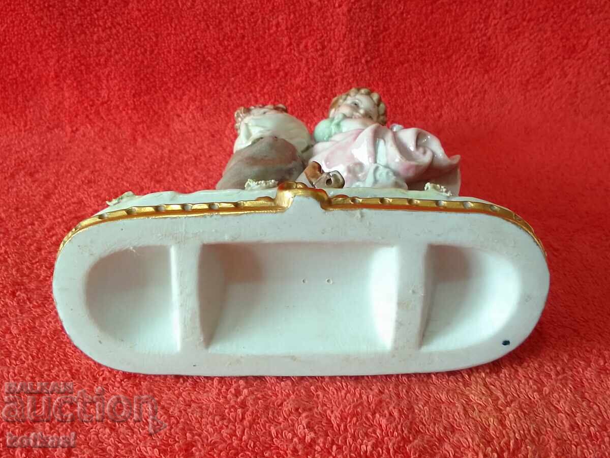 Old porcelain figure Children Boy and Girl author Capadimonte - 7 Old porcelain figure Children Boy and Girl author Capadimonte - 7