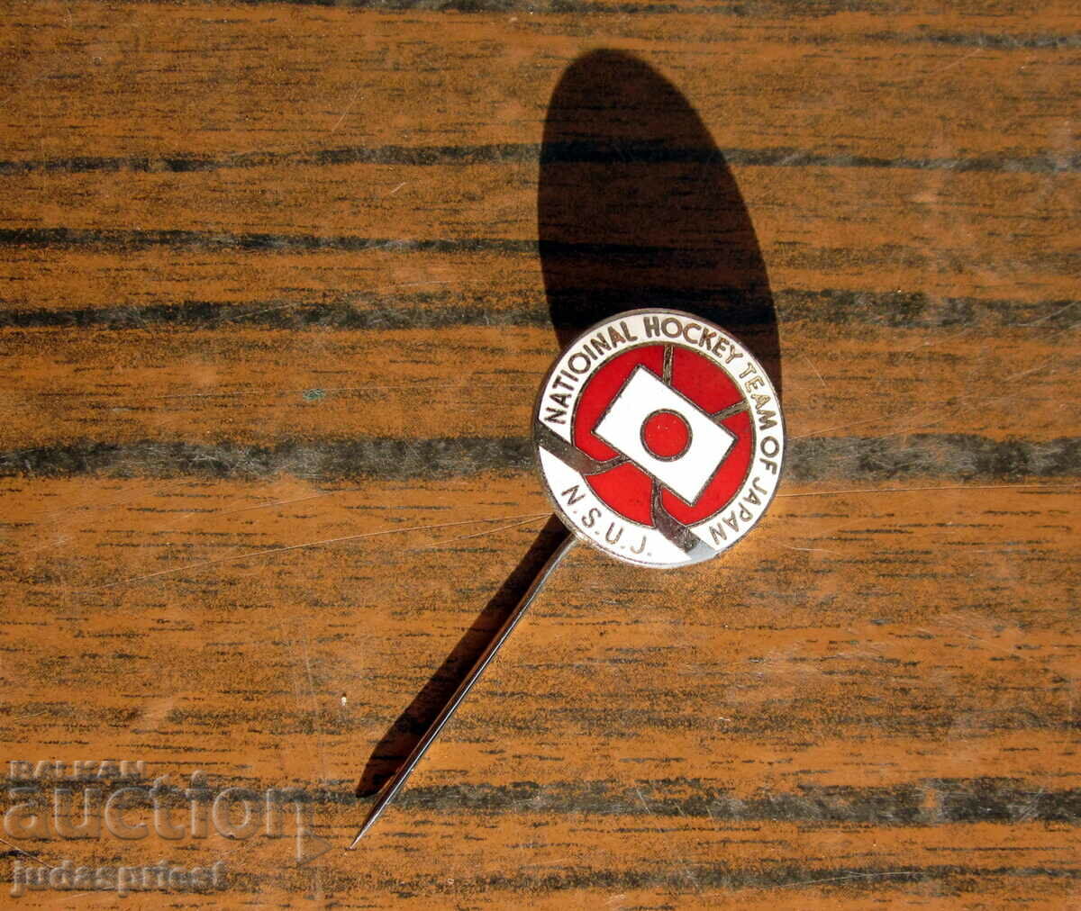 Δημοπρασία Σμάλτο σήμανσης της Ομοσπονδίας Χόκεϋ Πάγου της Ιαπωνίας Δημοπρασία Σμάλτο σήμανσης της Ομοσπονδίας Χόκεϋ Πάγου της Ιαπωνίας