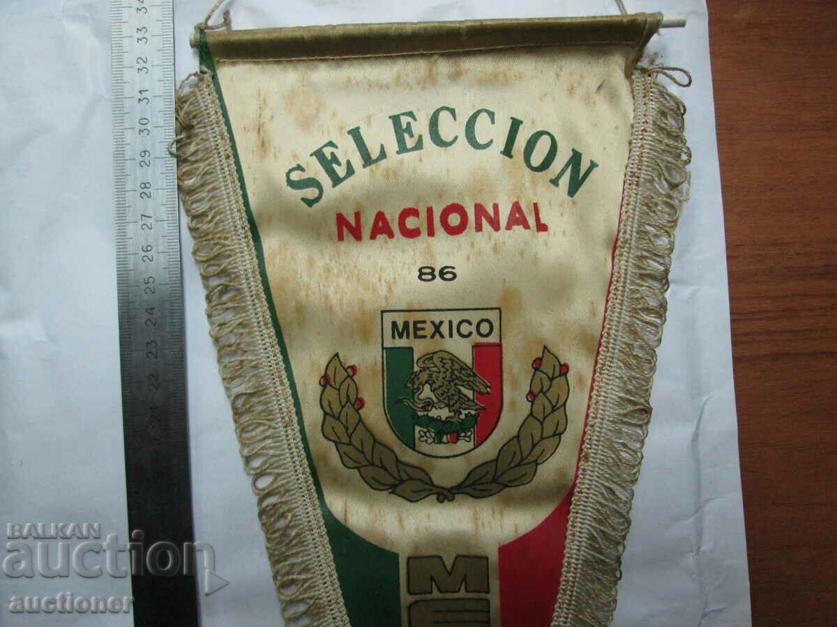 VERY RARE NATIONAL FLAG. MEXICO'S WORLD 86 TEAM with price 200.00 BGN | € 102.26 VERY RARE NATIONAL FLAG. MEXICO'S WORLD 86 TEAM with price 200.00 BGN | € 102.26