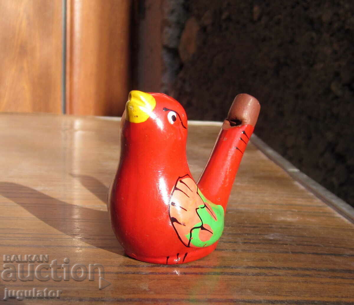 Delivery of old Bulgarian folk ceramic whistle ocarina bird Delivery of old Bulgarian folk ceramic whistle ocarina bird