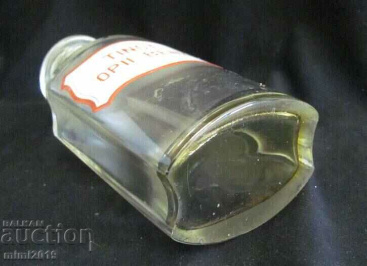 WWII Glass Apothecary Anesthesia Bottle - 6