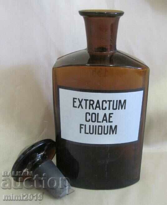 Auction WWII Glass Apothecary Anesthesia Bottle Auction WWII Glass Apothecary Anesthesia Bottle