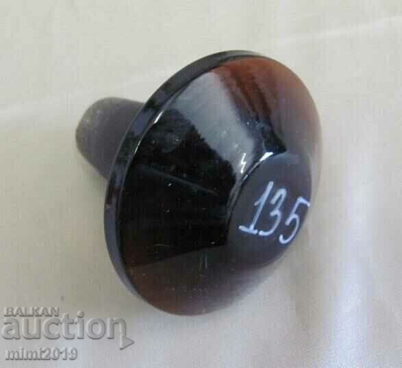 WWII Glass Apothecary Anesthesia Bottle - 5 WWII Glass Apothecary Anesthesia Bottle - 5