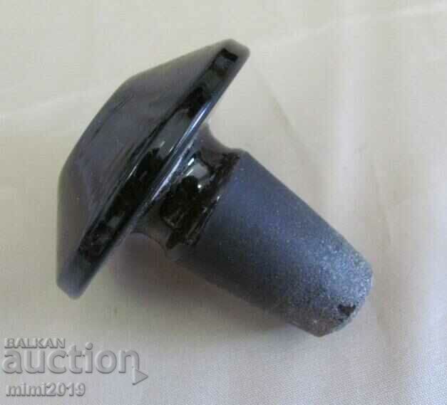 WWII Glass Apothecary Anesthesia Bottle - 6 WWII Glass Apothecary Anesthesia Bottle - 6