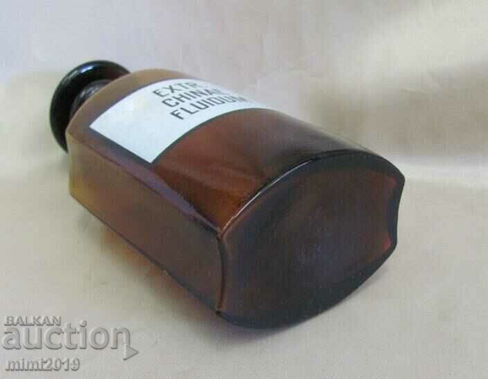 WWII Glass Apothecary Bottle - 7 WWII Glass Apothecary Bottle - 7