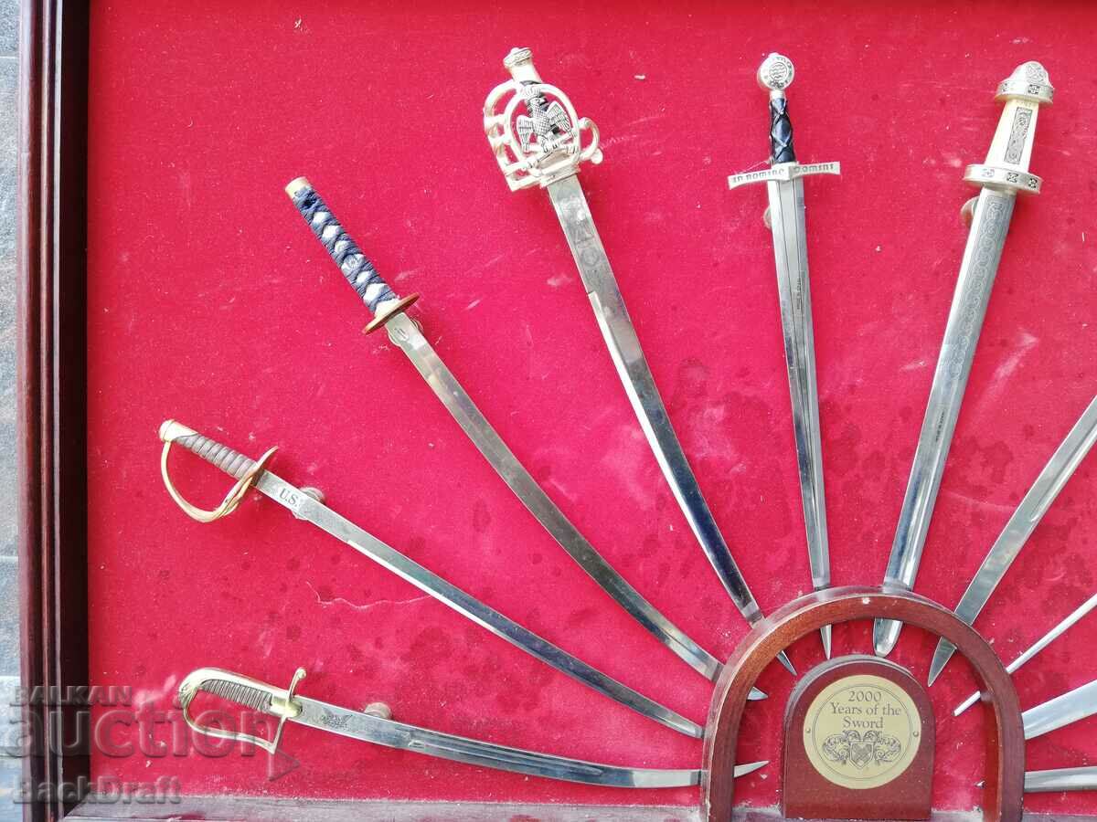 10 NUMBERS MINIATURE, REPLICA SWORD, SWORD, KATAN, RAPIER, DAGGER, SWORD with price 699.00 BGN | € 357.39 10 NUMBERS MINIATURE, REPLICA SWORD, SWORD, KATAN, RAPIER, DAGGER, SWORD with price 699.00 BGN | € 357.39