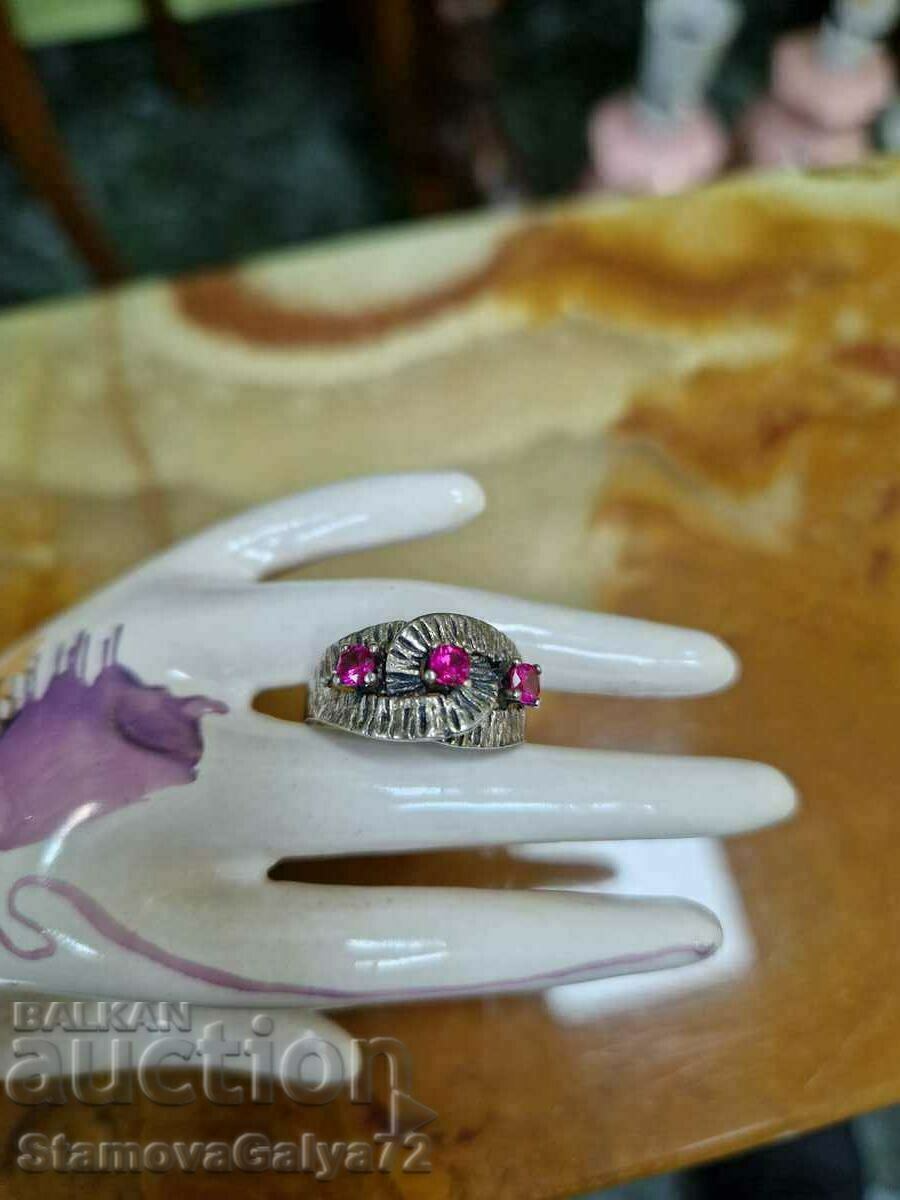 Παράδοση Ένα υπέροχο γαλλικό ασημένιο δαχτυλίδι αντίκα Παράδοση Ένα υπέροχο γαλλικό ασημένιο δαχτυλίδι αντίκα