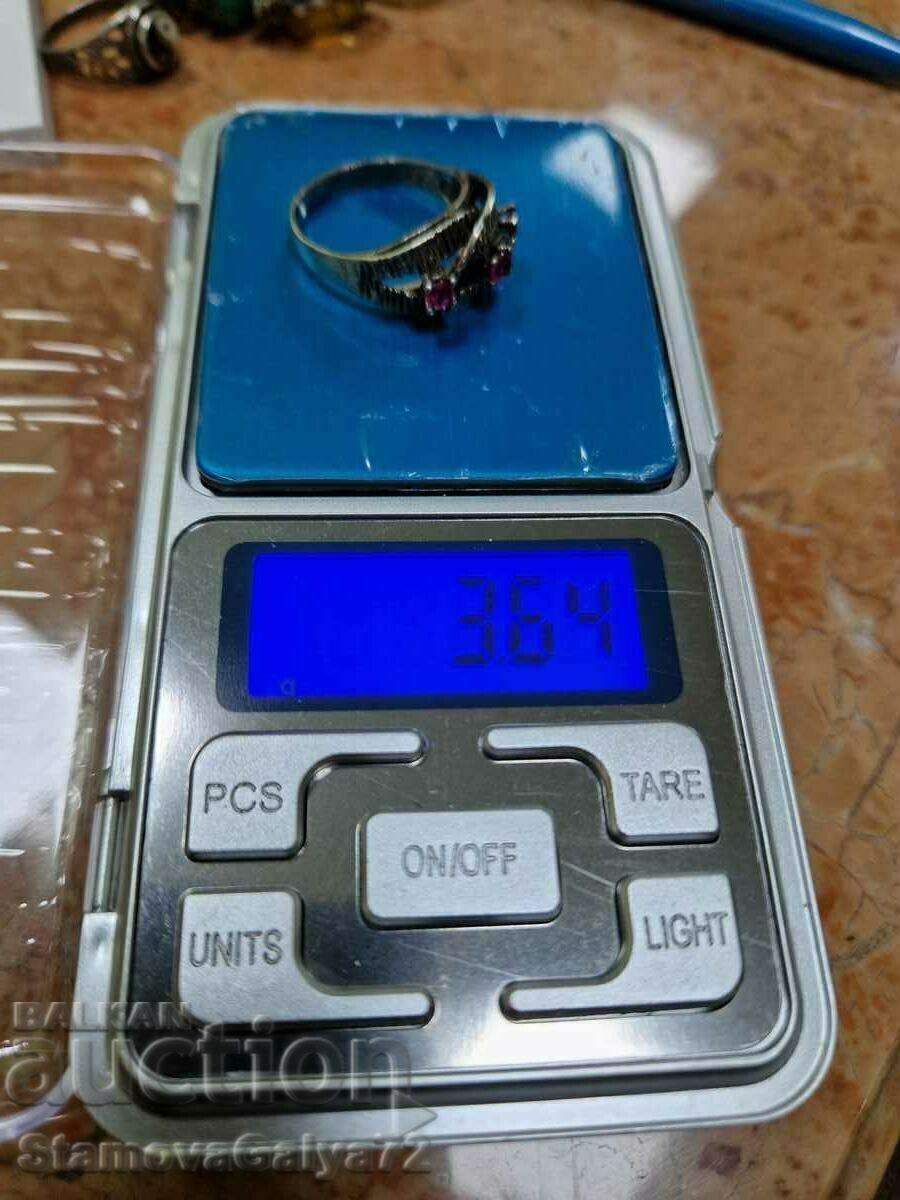 Ένα υπέροχο γαλλικό ασημένιο δαχτυλίδι αντίκα - 7 Ένα υπέροχο γαλλικό ασημένιο δαχτυλίδι αντίκα - 7