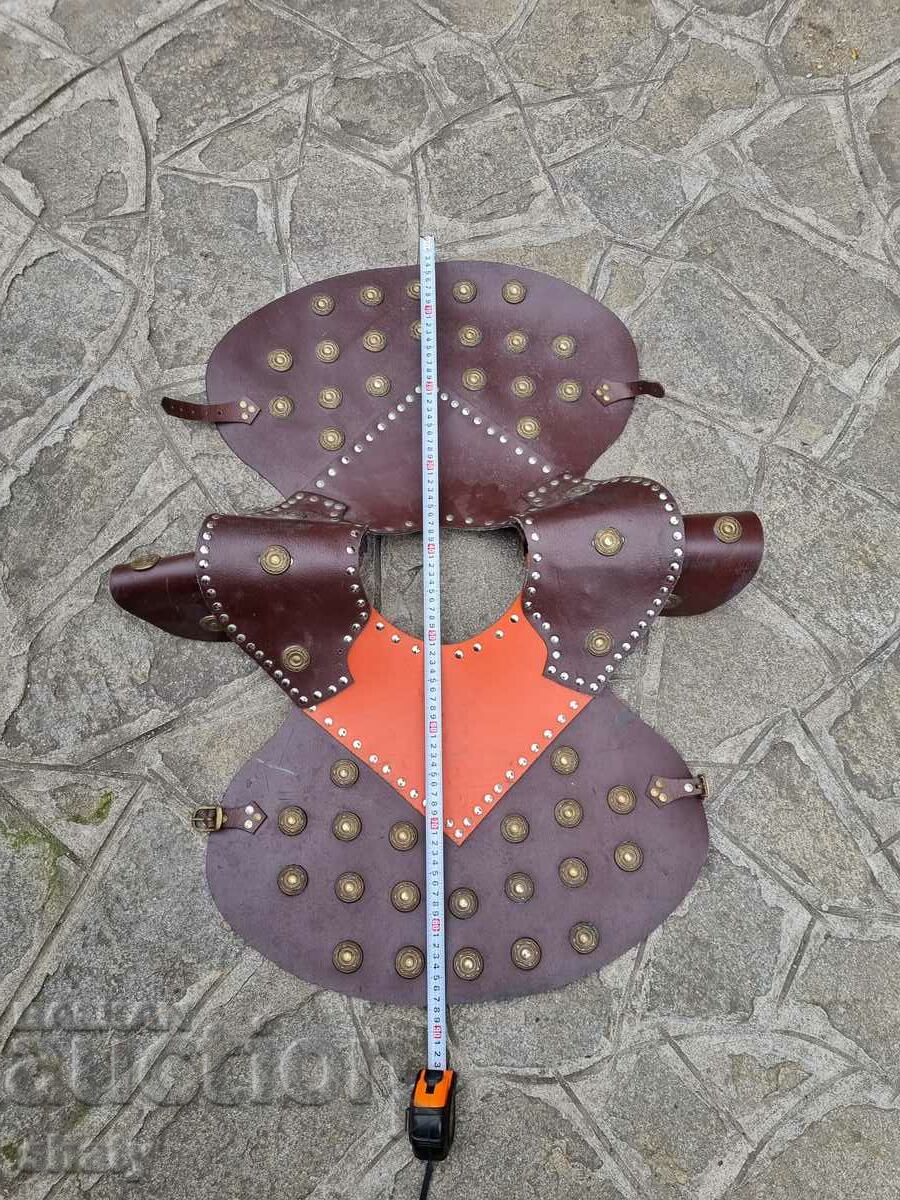 Old leather armor prop. with price 95.00 BGN | € 48.57 Old leather armor prop. with price 95.00 BGN | € 48.57