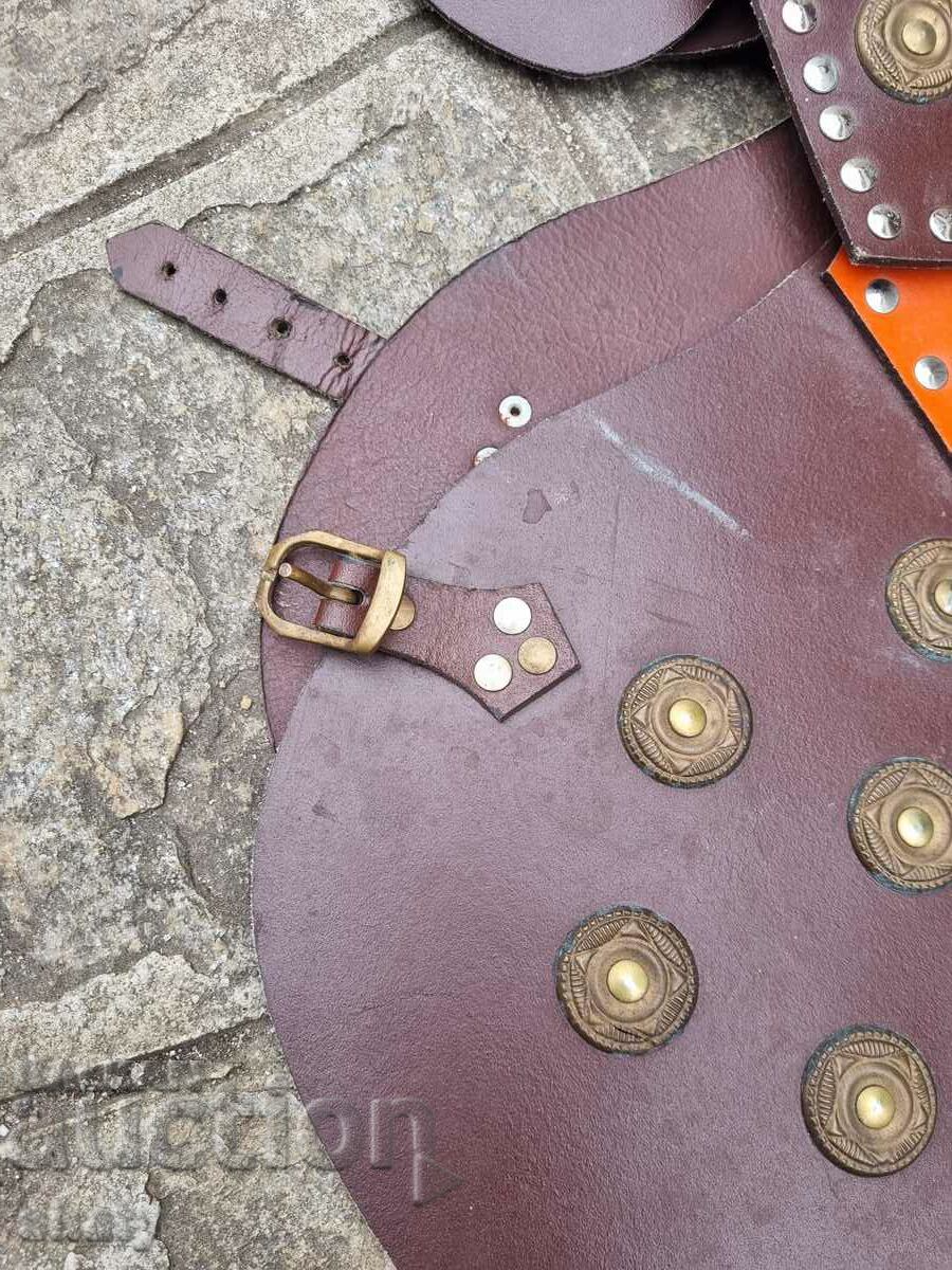 Delivery of Old leather armor prop. Delivery of Old leather armor prop.