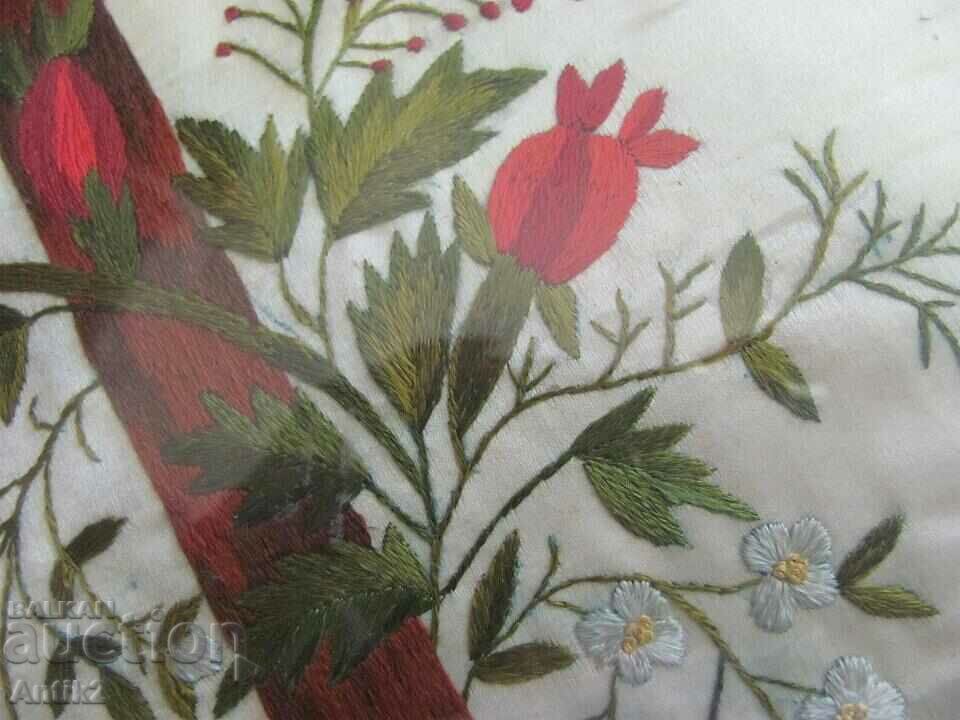 1900 Α' Παγκόσμιος Πόλεμος Κέντημα στο χέρι σε μετάξι - 5