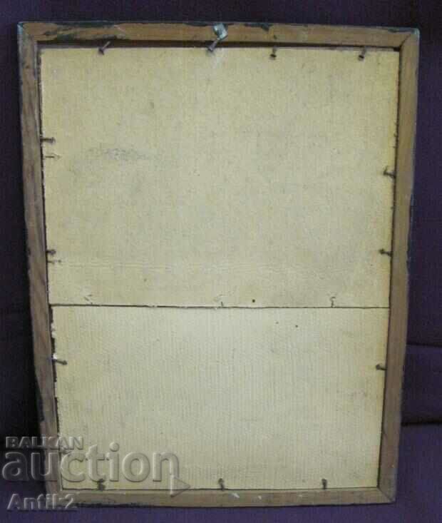 19th century Original Chromolithograph Painting-Virgin Mary - 5 19th century Original Chromolithograph Painting-Virgin Mary - 5