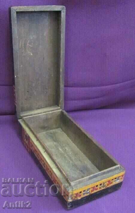 19th Century Art Nouveau Secession Handmade Wooden Box - 6