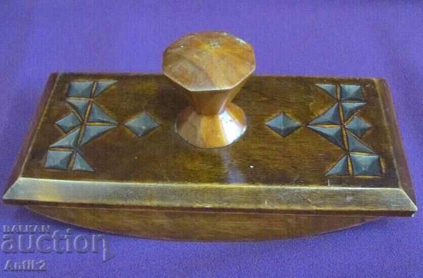 19th Century Handmade Wooden Ink Pad with price 60.00 BGN | € 30.68