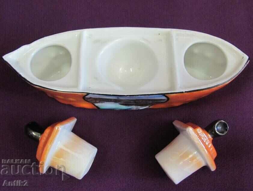 Delivery of 30's Porcelain Salt Shaker STOLPMUNDE Germany Delivery of 30's Porcelain Salt Shaker STOLPMUNDE Germany