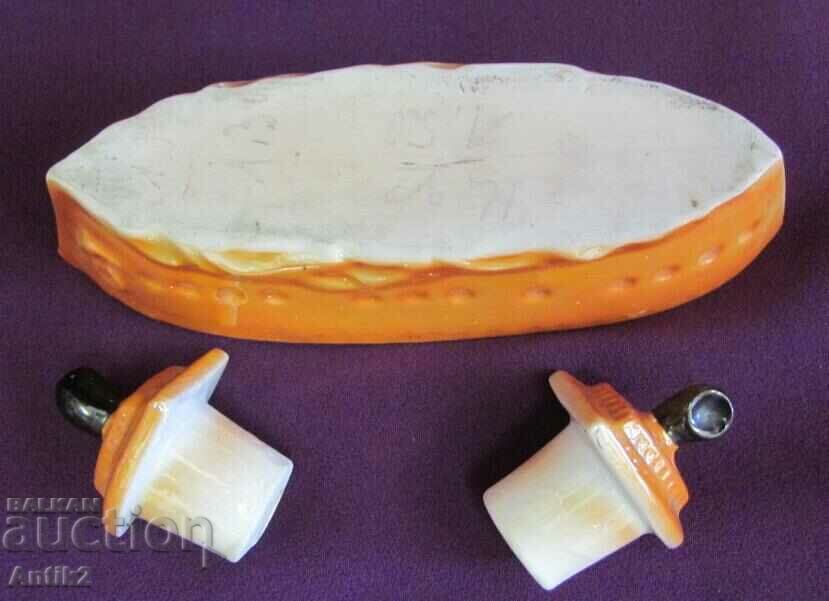 30's Porcelain Salt Shaker STOLPMUNDE Germany - 7 30's Porcelain Salt Shaker STOLPMUNDE Germany - 7