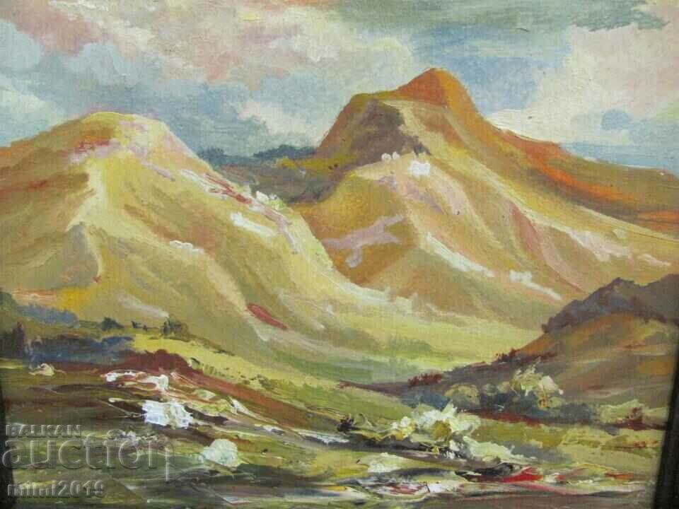 90-те Картина Масло Платно 32х28 см. с цена 60.00 лв. | € 30.68 90-те Картина Масло Платно 32х28 см. с цена 60.00 лв. | € 30.68