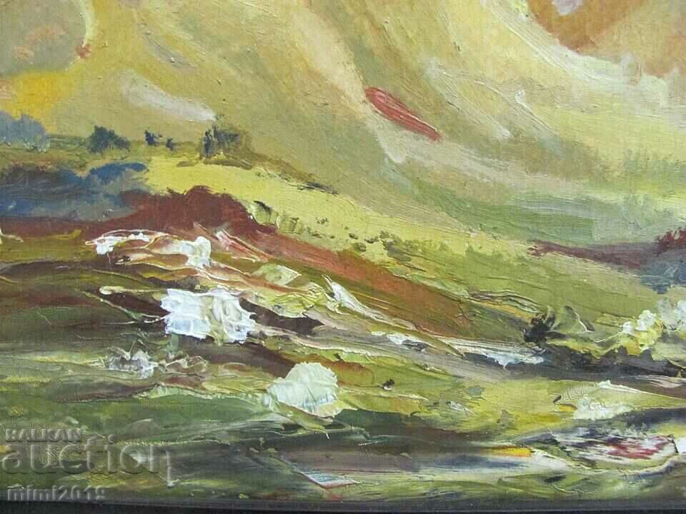 Аукцион 90-те Картина Масло Платно 32х28 см. Аукцион 90-те Картина Масло Платно 32х28 см.