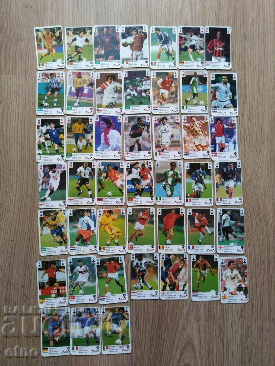 OLD CARDS - FOOTBALL PLAYERS, FOOTBALL, chewing gum pictures