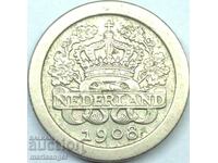 Netherlands 1908 5 cents