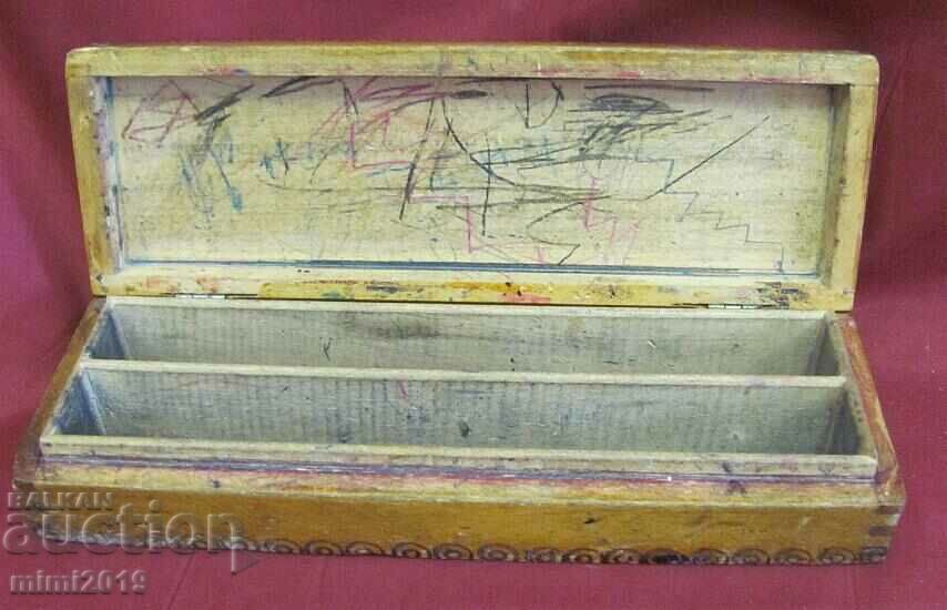 60's Old School Pencil and Pen Box with price 30.00 BGN | € 15.34 60's Old School Pencil and Pen Box with price 30.00 BGN | € 15.34