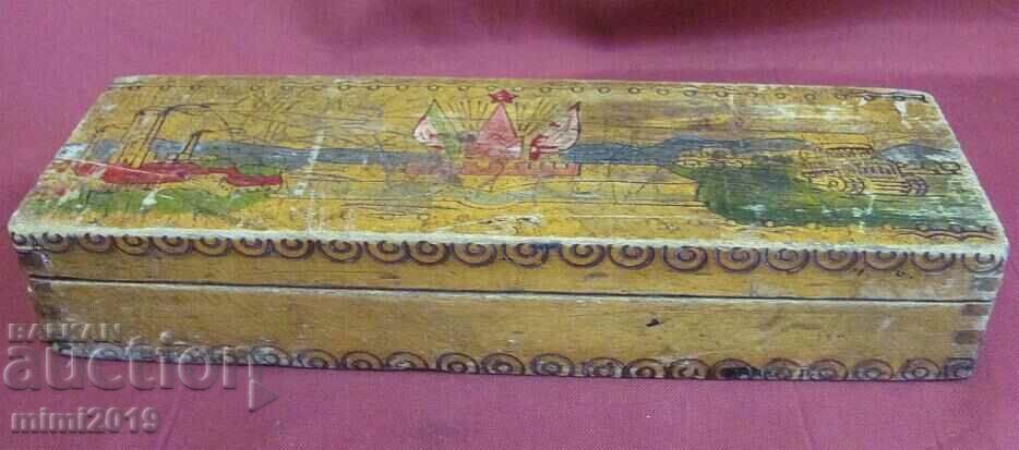 Delivery of 60's Old School Pencil and Pen Box Delivery of 60's Old School Pencil and Pen Box