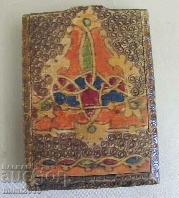 Vintich Small Wooden Snuffbox for Cigarettes - 5 Vintich Small Wooden Snuffbox for Cigarettes - 5