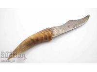 Antique knife with horn handle