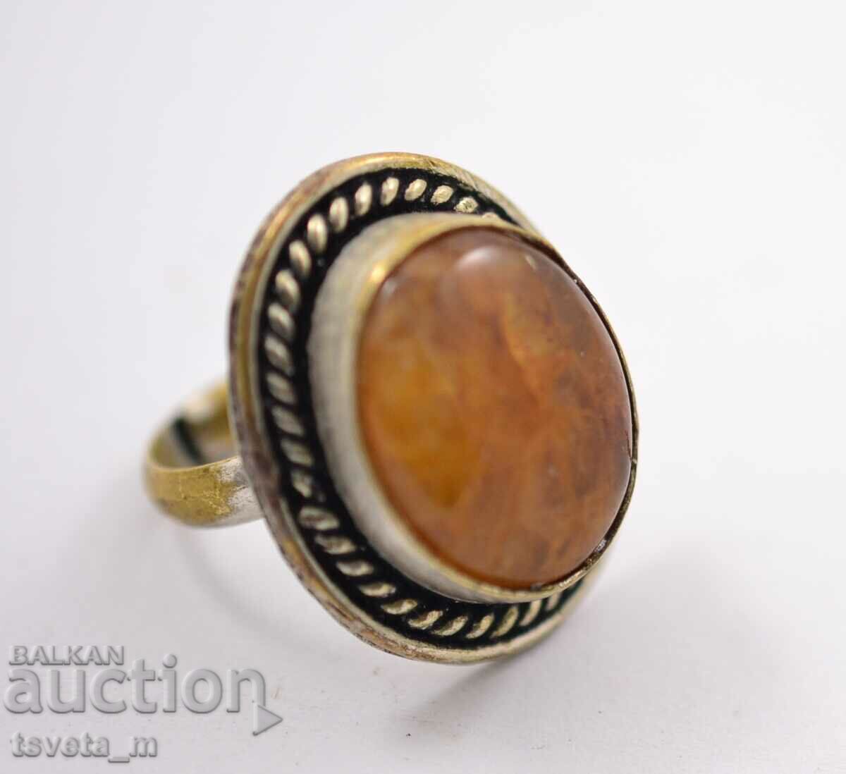 Vintage Agate Ring Size Changing
