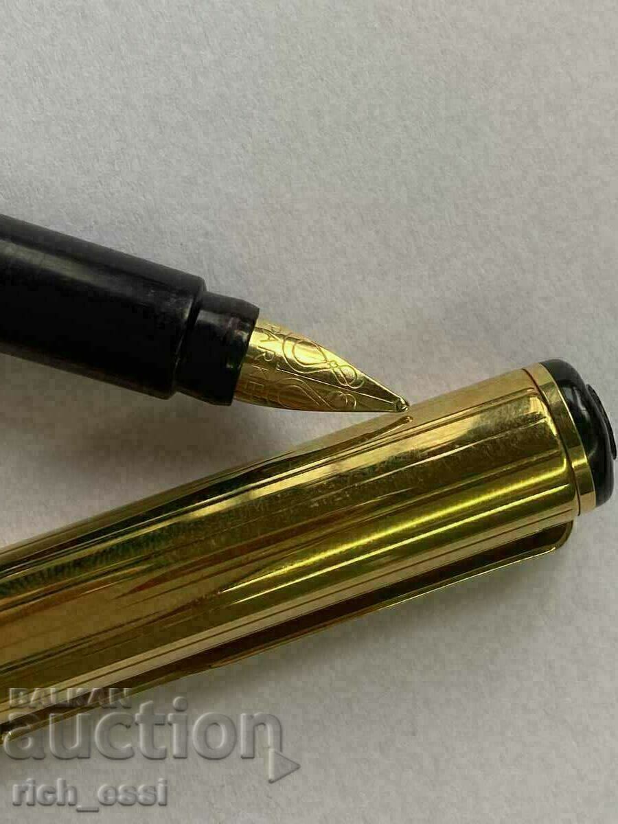 Rare Parker Rialto 88 22k gold plated fountain pen with price 69.00 BGN | € 35.28